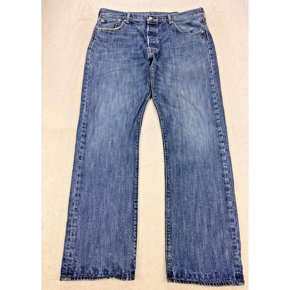 Levi's 501 Jeans Men 38(36)x32 Original Fit Straight Leg Button Fly